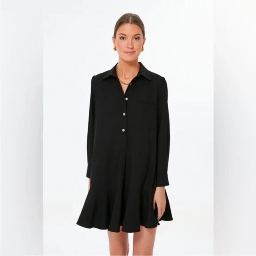 TUCKERNUCK Black Callahan Shirt Dress Button Size 3XL NWT XXXL